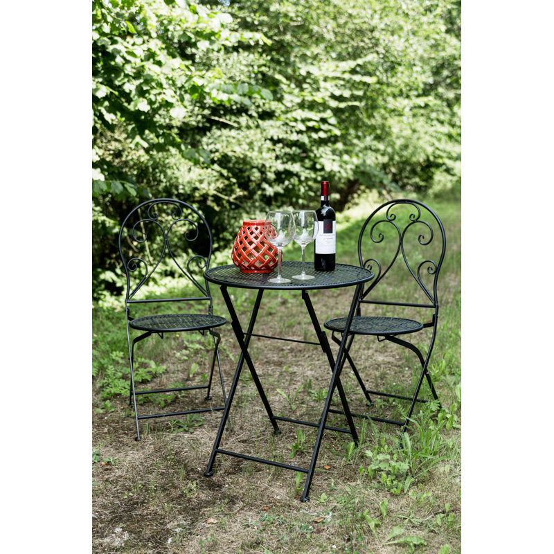 Magdalen 2 - Person Patio Dining Set with Round Table
