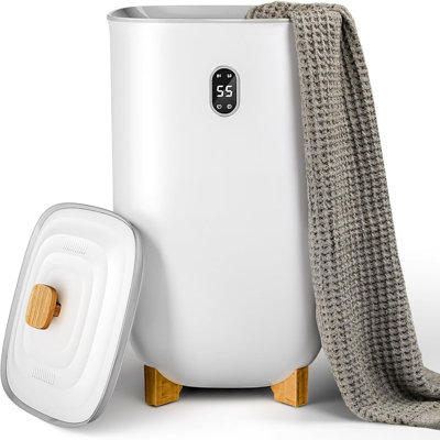Sécheuse et sèche-serviettes chauffant, 4000 tr/min, intérieur en acier inoxydable, 2 en 1 portable, capacité de 35 L