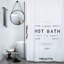 Rideau de douche en polyester avec crochets