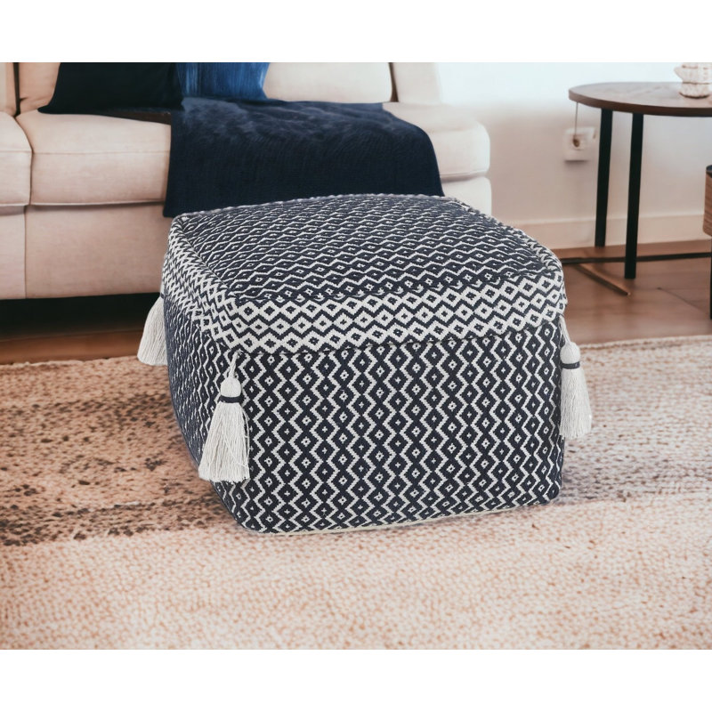 Repose-pieds bleu 18% 18 po 18 po