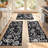 24"W Floral Non Slip Washable Kitchen Mat (Set of 3)-243439470