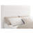 Cream Upholstered Eastern King Plaform Bed