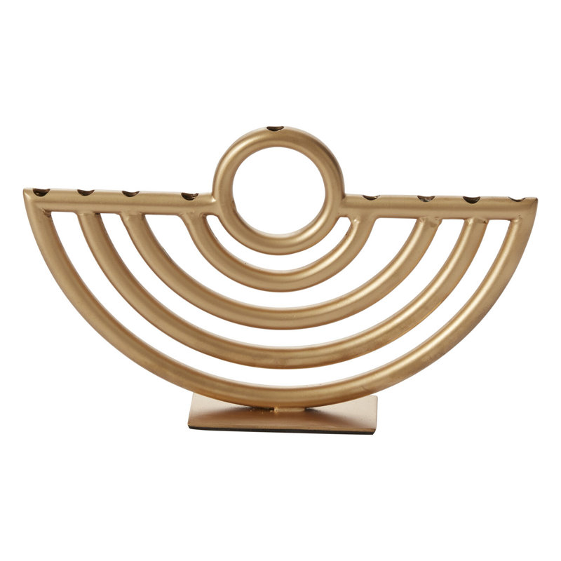 Golda Menorah 10.75"x 6.5"