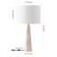Lampe de table en travertin Bevans-1876840034