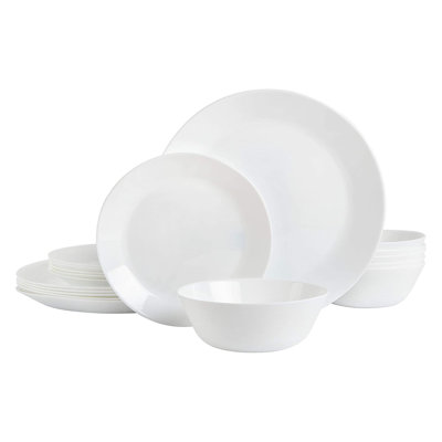 Gibson Glass Dinnerware Set - Service for 6