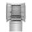 ZLINE 36 in. 19.6 cu. ft. French Door Built-In Bottom Freezer Refrigerator with Water Dispenser and Ice Maker in Satin Stainless Steel-89829473-89829472