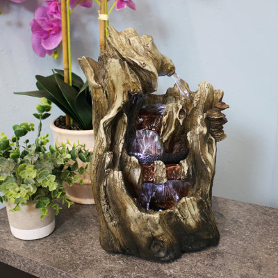 Dale Indoor Rock Fountain with Lights