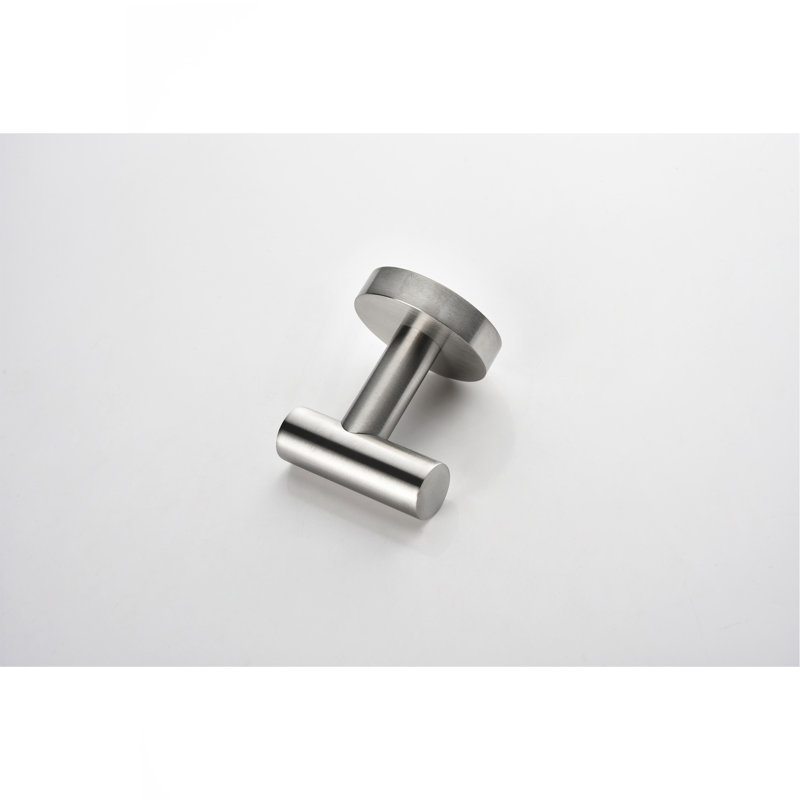 3-Pieces Bathroom Hardware Accessories Set - Towel Bar, Toilet Paper Holder, Robe Towel Hooks, Brushed Nickel