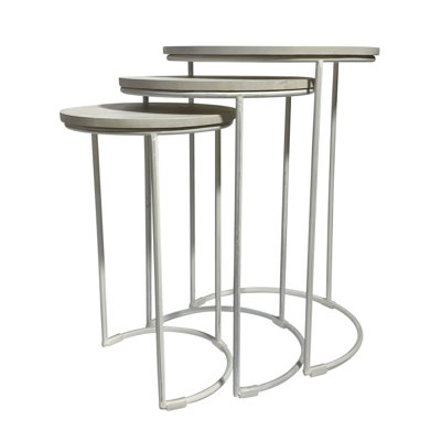 Ensemble de tables gigognes 3 pièces Modern Modern