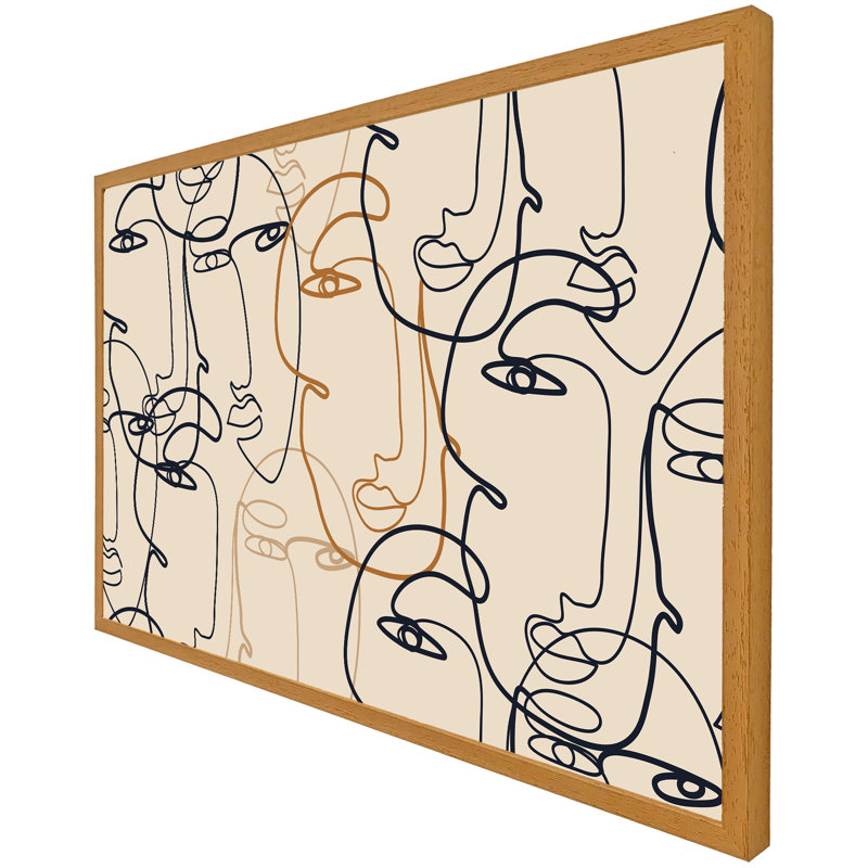 Arome Single Picture Frame Print, 76cm H x 114cm W x 4cm D, Oak Framed