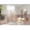 Halo 54.75 in. x 78 in. Frameless Glass Hinge Shower Door