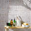 Antigua Lis 13" x 13" Straight Edge Porcelain Metal Look Wall Tile-408052629
