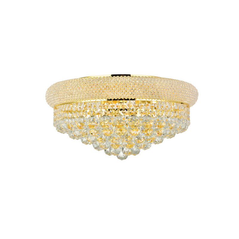 Ston Easton Crystal Flush Mount, Gold, Royal Cut