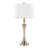 Flint 30" Contemporary Metal Table Lamp With Textured Slub Linen Shade And Built-In Usb Port From Grandview Gallery - Set Of 2-2027359448-2027359452
