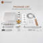 Système de douche mural Herathena 3 fonctions de luxe avec 6 jets de corps (valve brute incluse)-83303035