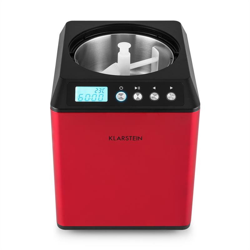 Vanilla Sky 2 L Ice Cream Maker, Red/Black