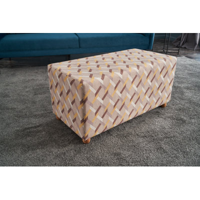 Quameisha 83cm Wide No Pattern Pouffe Ottoman