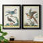 «Pastel Birds III», ensemble de 2 peintures sur toile encadrées-208302834-208302845