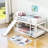 Holenice Kids Twin Over Twin Bunk Bed-670295354