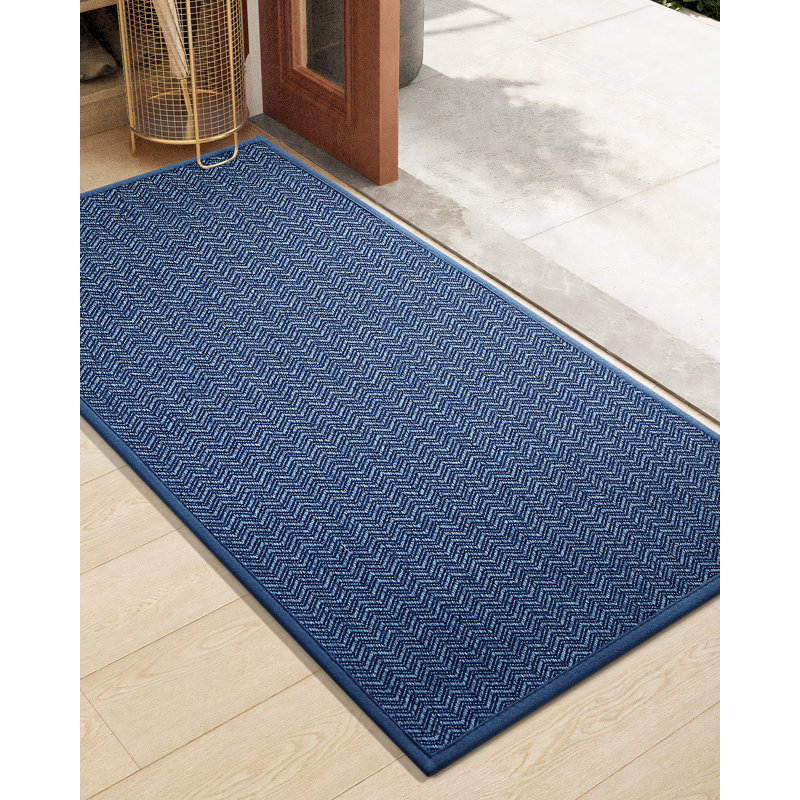 Paillasson Melio, L 24 po x L 47 po, Bleu