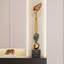 Objet de décoration moderne en verre et acier-1687687027