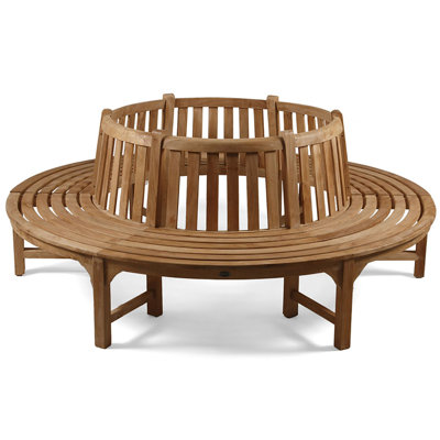 Lindsay Solid Wood Teak Outdoor Bench