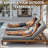 Forbell Outdoor Weather-Resistant 3.5" Chaise Lounge Seat Cushion - Back Cushions And Seat Cushions-91027601-94739385