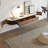  70.87in Modern Floating  Solid Wood TV Stand, Entertainment Center with 3 Drawers-128614445