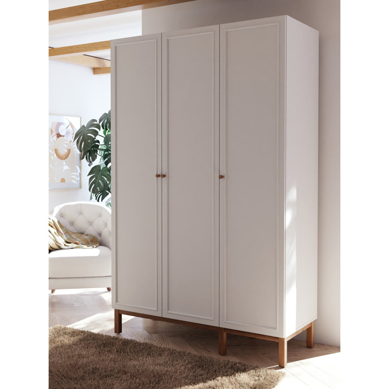 Amerius 3 Door Manufactured Wood Wardrobe
