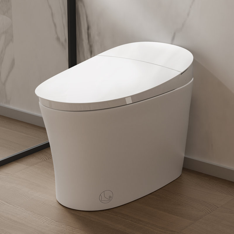 AQUATIZ Smart Toilet with Bidet, Power Flush, Comfort Height, ADA Compliant