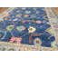 Tapis bleu marine unique de 10 pi 1 po x 13 pi 11 po
