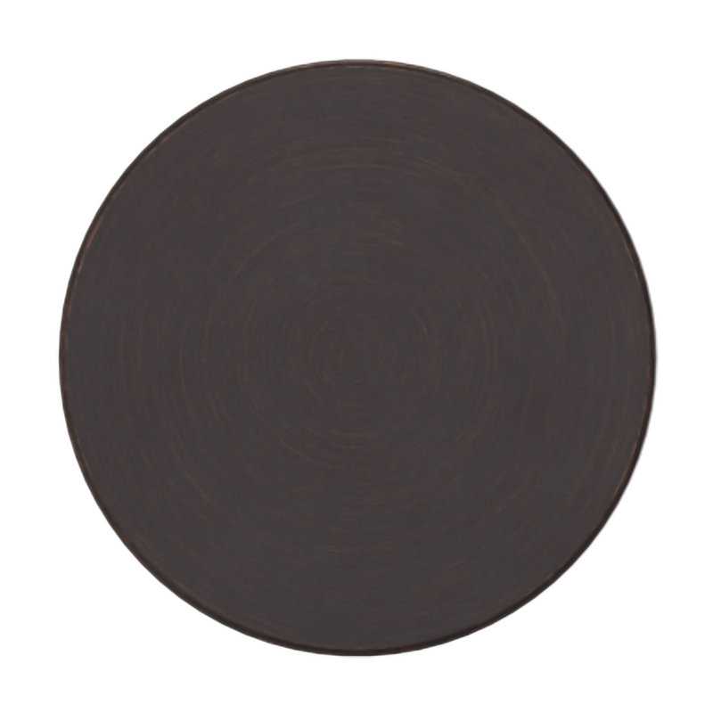 Venetian Bronze Round Contemporary Cabinet Knob with Mounting Hardware