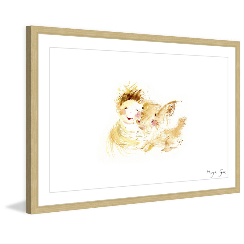 Maya Gur - Single Picture Frame Painting, 41cm H x 61cm W x 3.81cm D