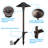 Chaleur Low Voltage LED Path Light, Hexagon Umbrella Pathway Light, 5CCT, Oil Rubbed Bronze-134368478