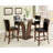 Bardia 5 Piece Counter Dining Table Set