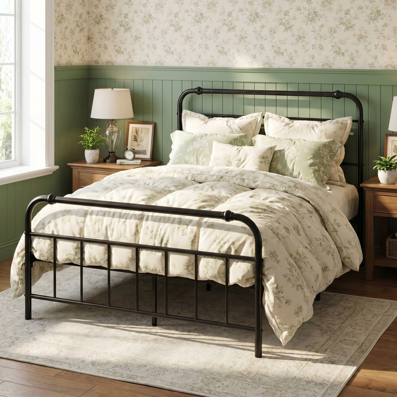 Heavy Duty Metal Platform Bed Frame, Full