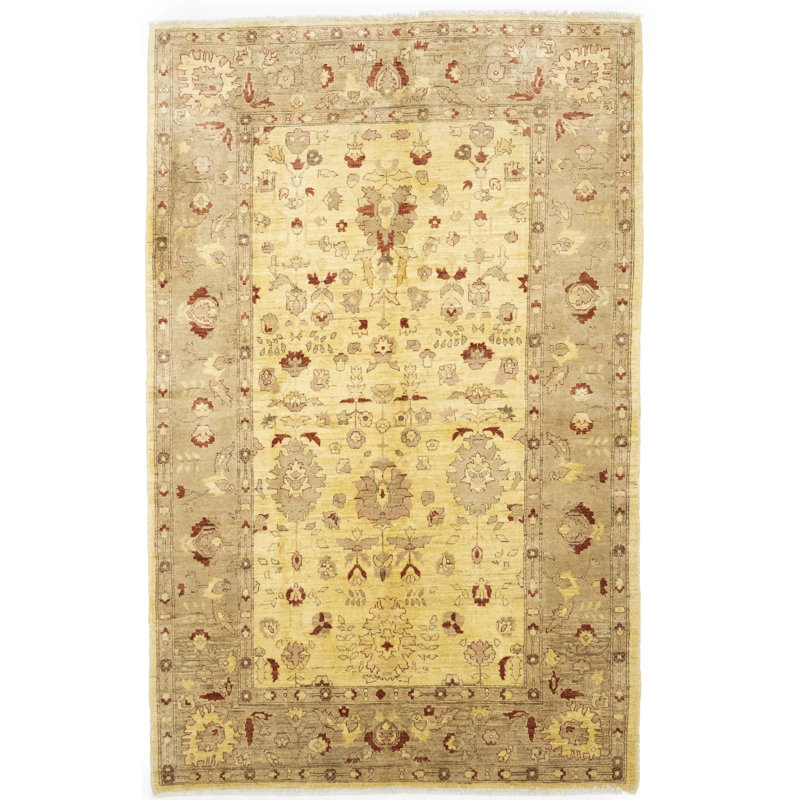Tapis rectangulaire en laine 6 pi x 9 pi 3 po Keaunte