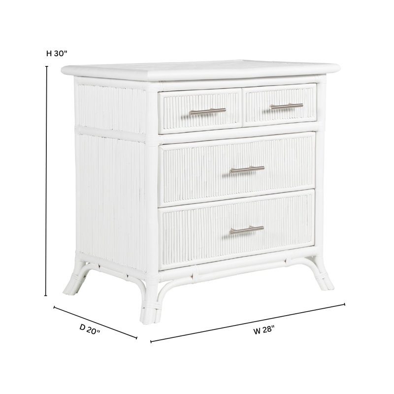Bermuda 4-Drawer Nightstand
