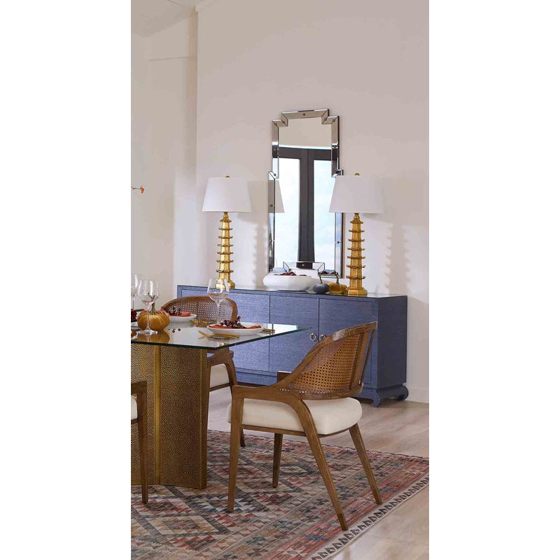 Meredith Sideboard, Navy Blue, 30.5"H x 72"W x 18"D