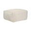 Halter 22" Woven Jute Pouf , Ivory