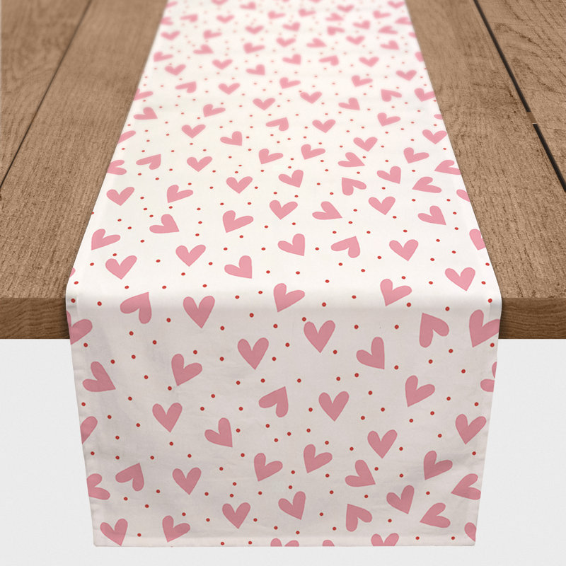 Chemin de table Heart, L 90 po x l 16 po