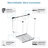 Monieke 4x4 Ft Ceiling Garage Storage Rack with Height Lifting