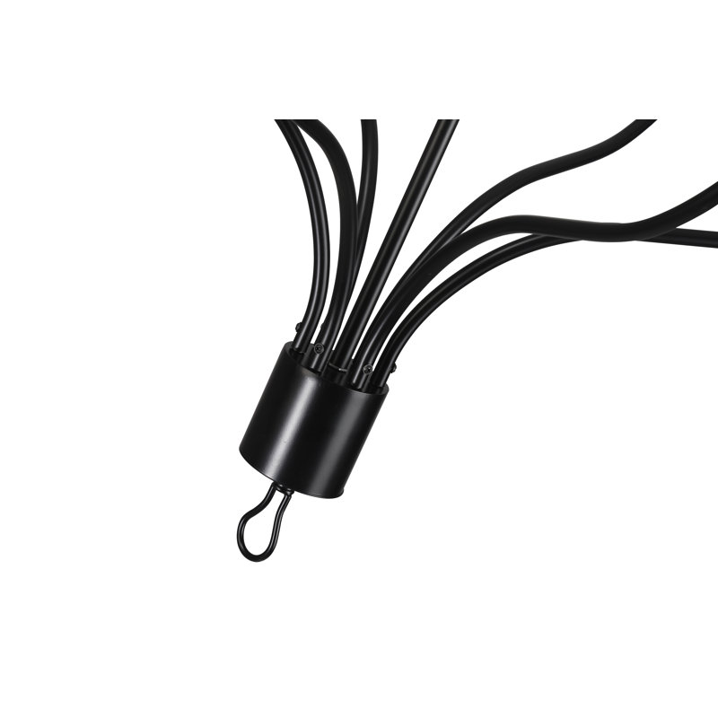 Grand lustre 6 lumières Griffin, Black