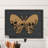 Rustic Floral Butterfly Wood Wall Decor