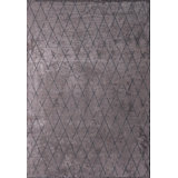 Rapture Geometric Shapes Area Rug in Gray