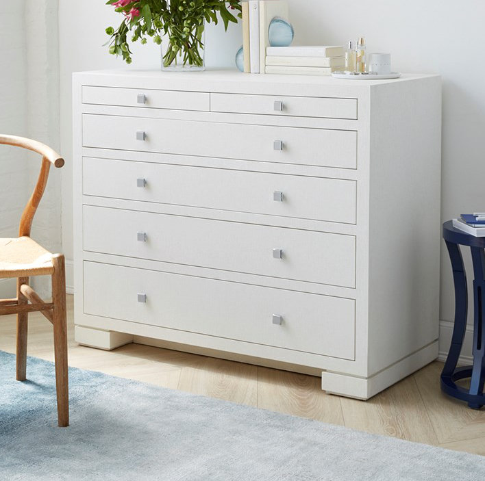 Frances Accent Chest, White