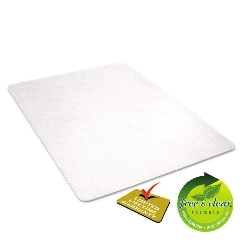 EconoMat All Day Use Chair Mat for Hard Floors, Flat Packed, 46 x 60, Clear EconoMat All Day Use Chair Mat for Hard Floors, Flat Packed, 46 x 60, Clear