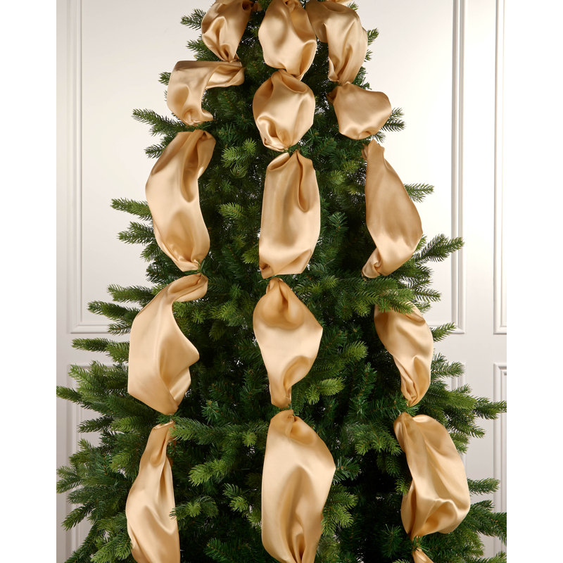 2000cm Satin Ribbon, Gold