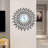 Pyari Metal Decorative Wall Clock