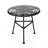 Orlando Outdoor Glass Top Faux Rattan Side Table,Tempered Glass Top End Table For Balcony Porch Deck-1212781095